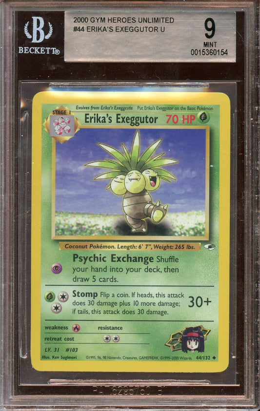 2000 Erika's Exeggutor BGS 9