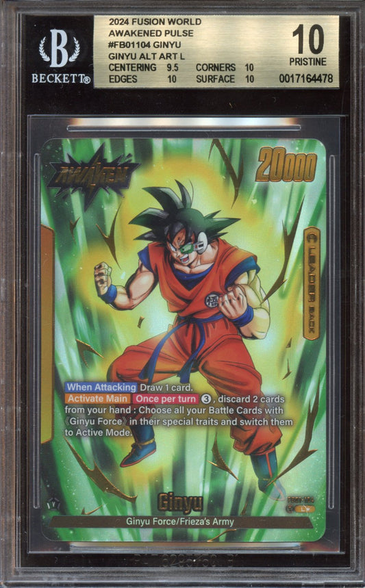 2024 DBS Fusion World Ginyu Alt Alrt BGS 10