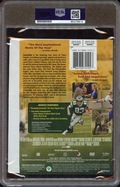 Mark Wahlberg  ''Invincible DVD Cover'' AUTO PSA/DNA