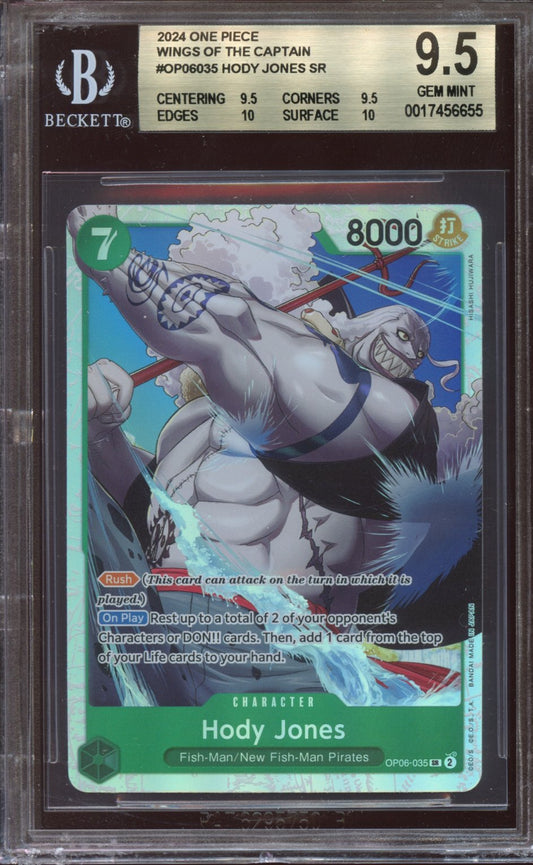 2024 One Piece Wings of the Captain Hodi Sr BGS 9.5