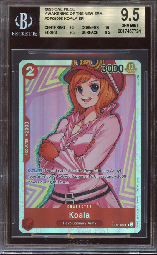 2023 One Piece Awakening the new era Koala BGS 9.5