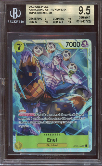 2023 One Piece Awakening of the new era Enel BGS 9.5
