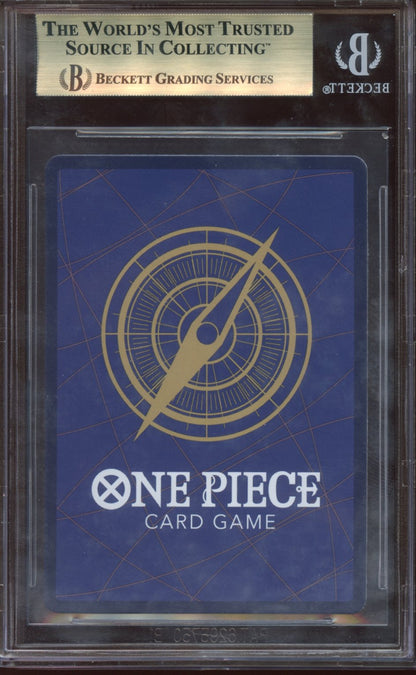 2022-24 One Piece Promos Monkey D. Luffy Treasure Booster set BGS 9.5