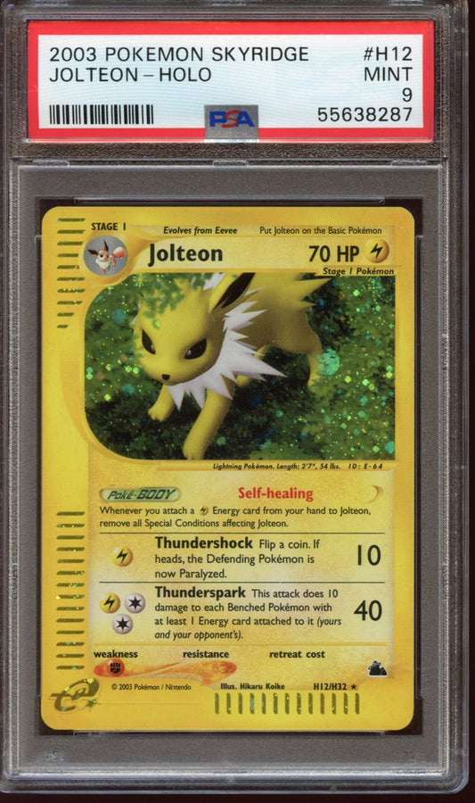 2003 Skyridge Jolteon HOLO PSA 9