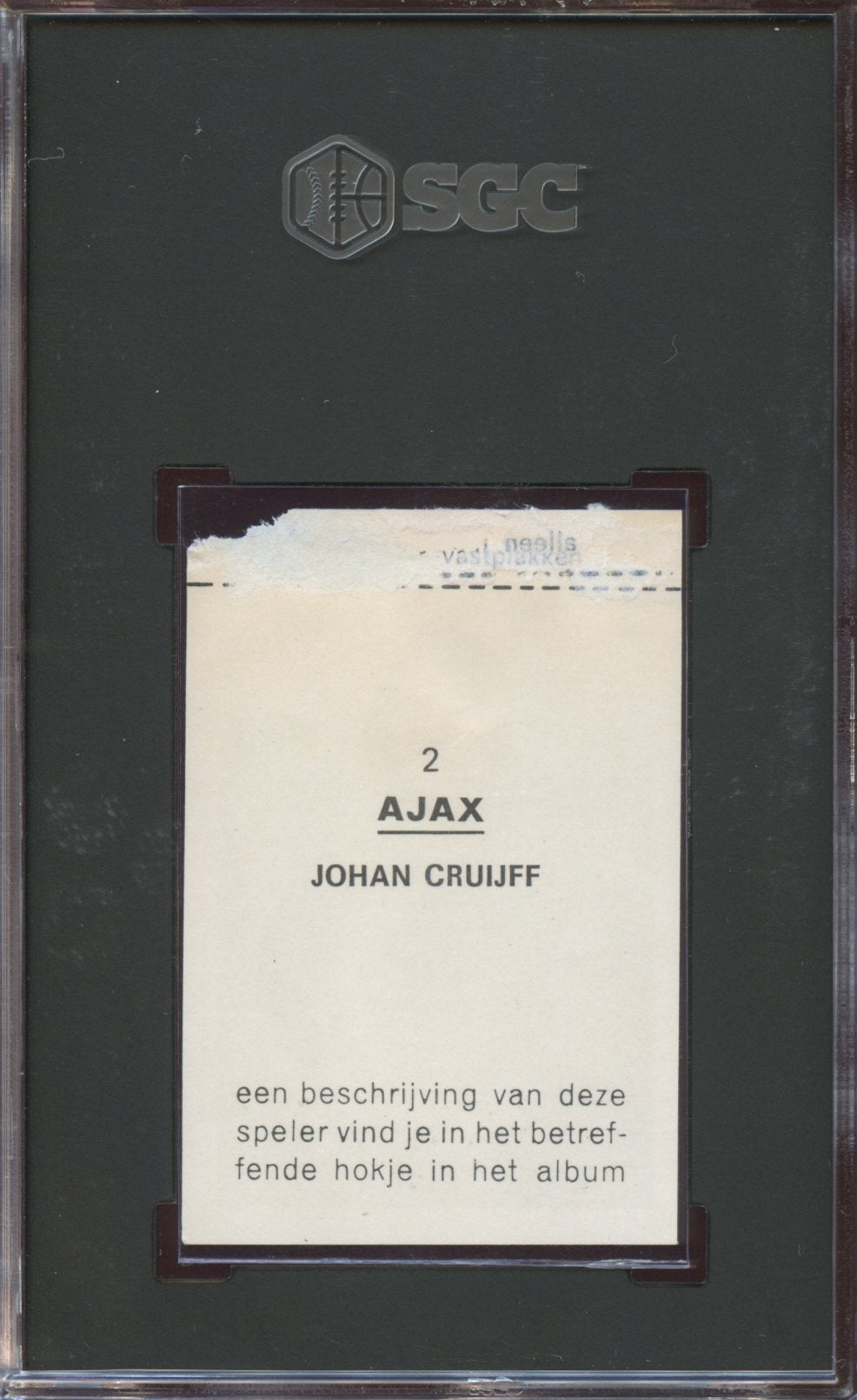 1971-72 Vanderhout Voetbalsterren Johan Cruyff SGC 1