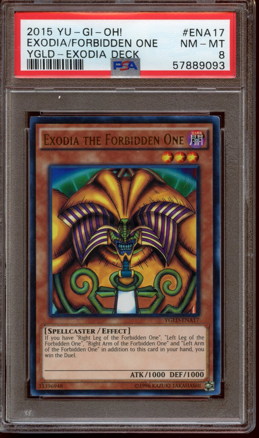 2015 Exodia The Forbidden One, Exodia Deck PSA 8