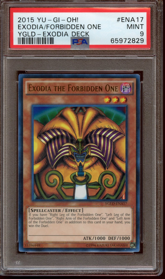 2015 Exodia The Forbidden One, Exodia Deck PSA 9