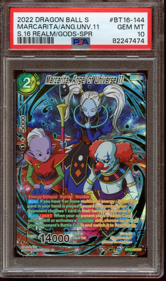 2022 Dragon Ball S Marcarita, Angel of Universe 11 PSA 10