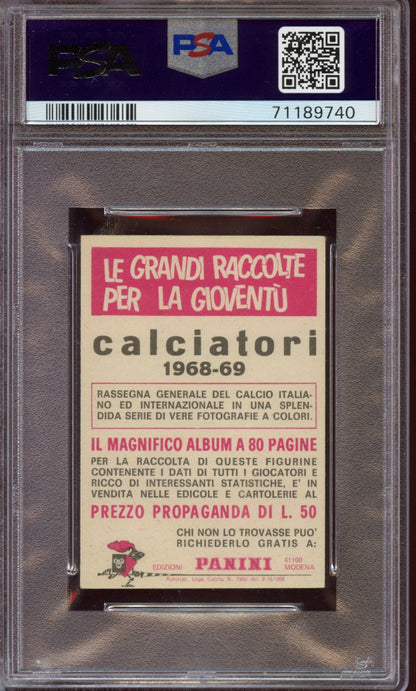 1968 - 69 Panini Calciatori ''Eusebio'' PSA 5