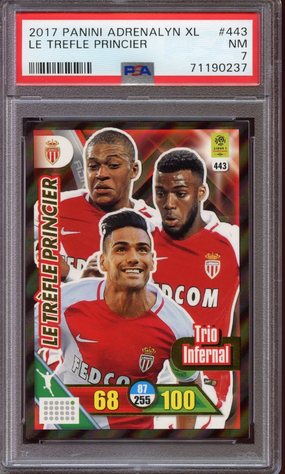 2017 Panini Adrenalyn XL ''Le Trefle Princier'' PSA 7