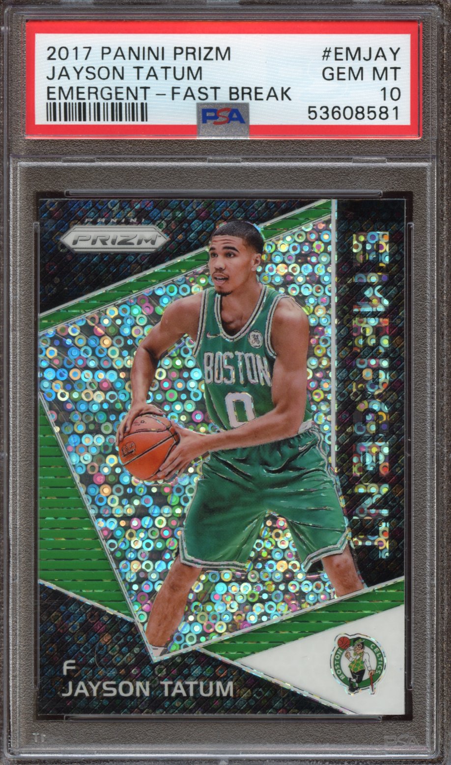 2017 Panini Prizm Jayson Tatum PSA 10