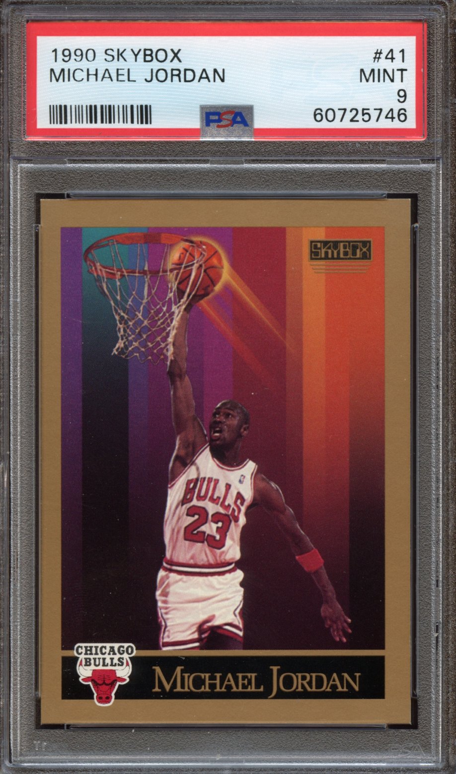 1990 Skybox Michael Jordan PSA 9