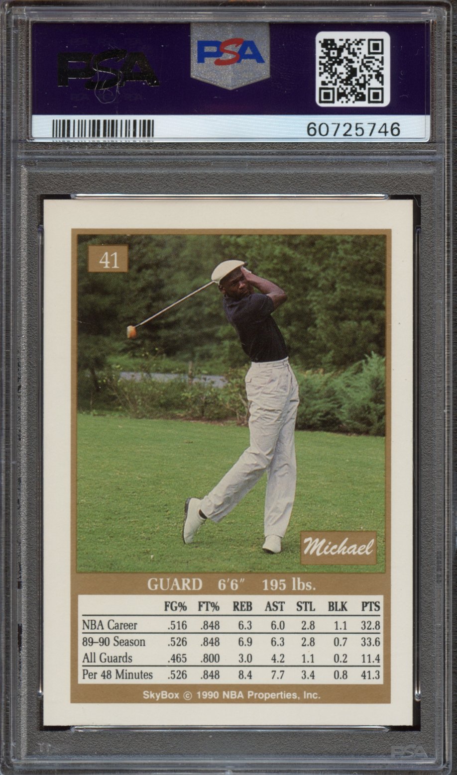 1990 Skybox Michael Jordan PSA 9