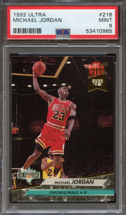 1992 ULTRA Michael Jordan PSA 9