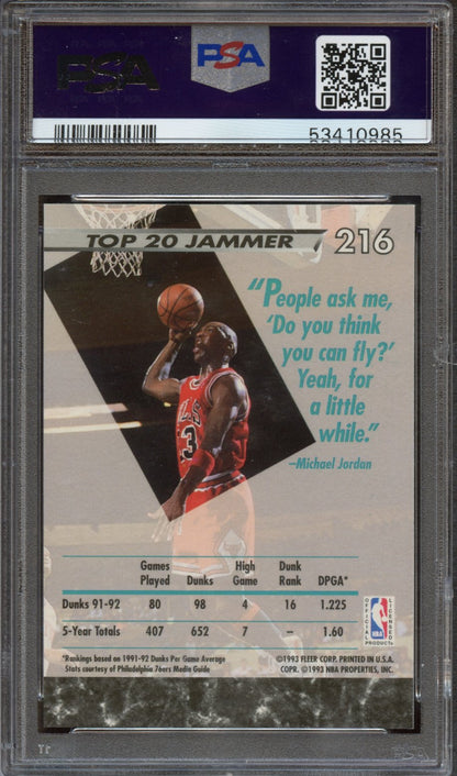 1992 ULTRA Michael Jordan PSA 9