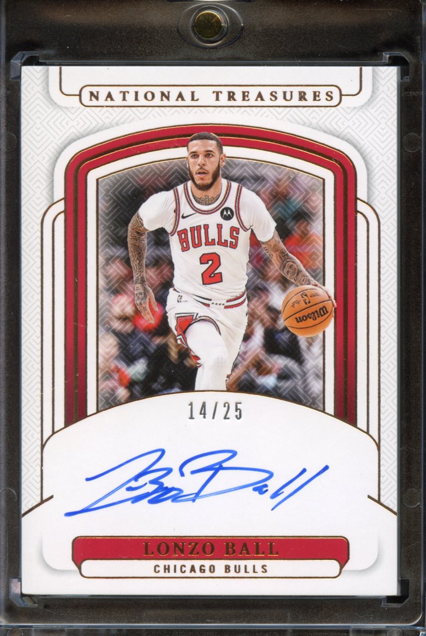 2024-25 Panini National Treasures Lonzo Ball AUTO /25