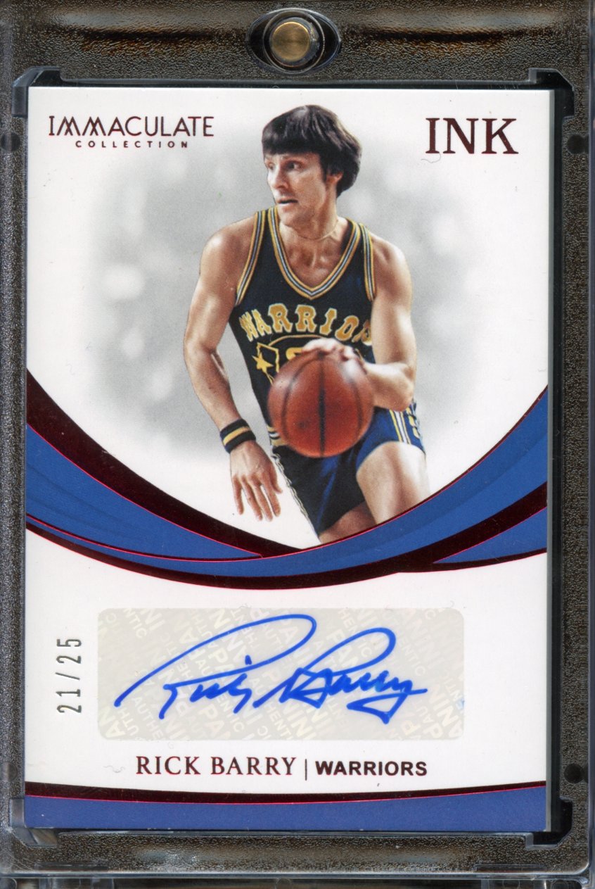 2019 Panini Immaculate Rick Barry HOF AUTO /25