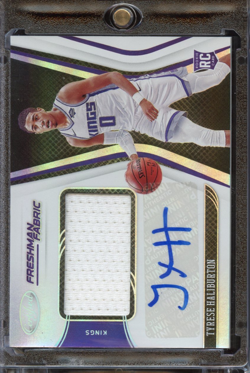 2020 Tyrese Haliburton ROOKIE Auto Patch Freshman Fabric