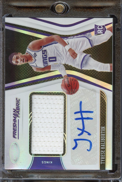 2020 Tyrese Haliburton ROOKIE Auto Patch Freshman Fabric