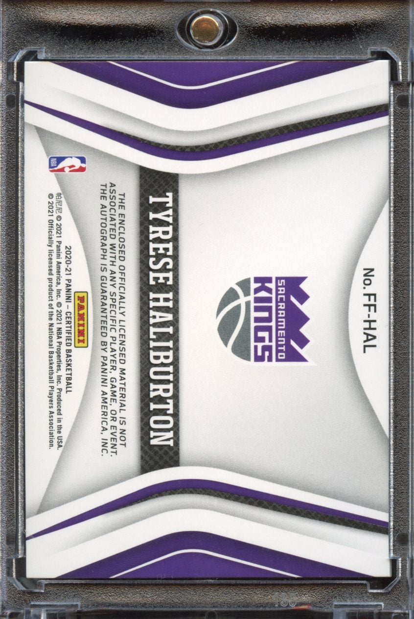 2020 Tyrese Haliburton ROOKIE Auto Patch Freshman Fabric
