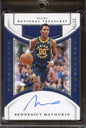 2024 Panini National Treasures Bennedict Mathurin AUTO /75
