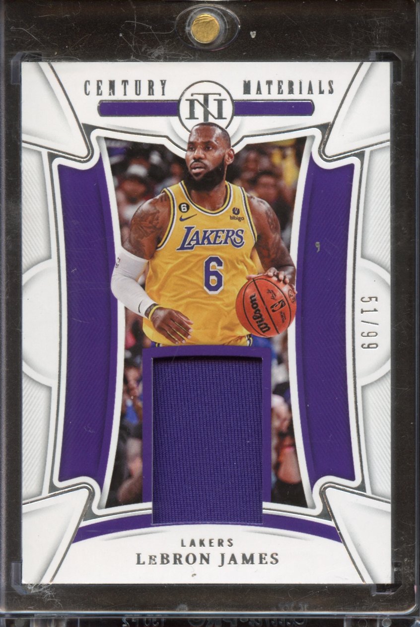 2022 Panini Century Matertials Lebron James Patch /99