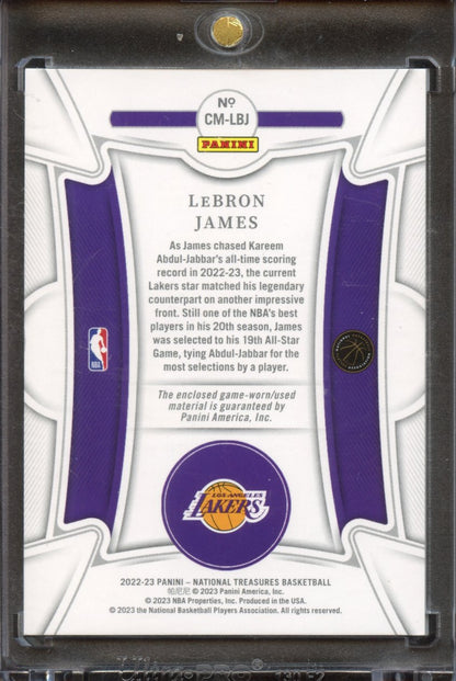 2022 Panini Century Matertials Lebron James Patch /99