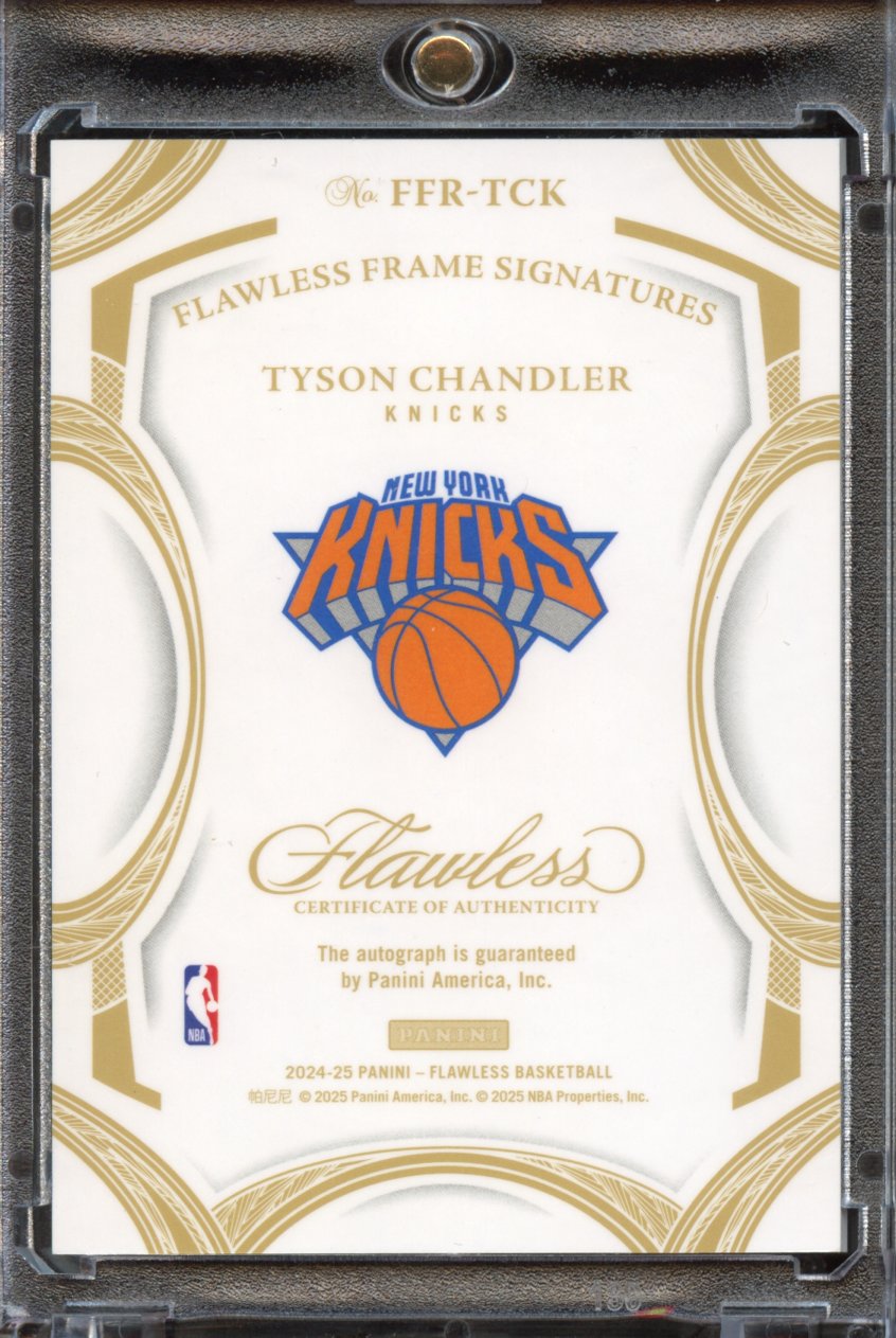 2022 Panini Flawless Tyson Chandler Auto /25