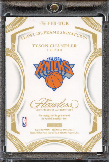 2022 Panini Flawless Tyson Chandler Auto /25