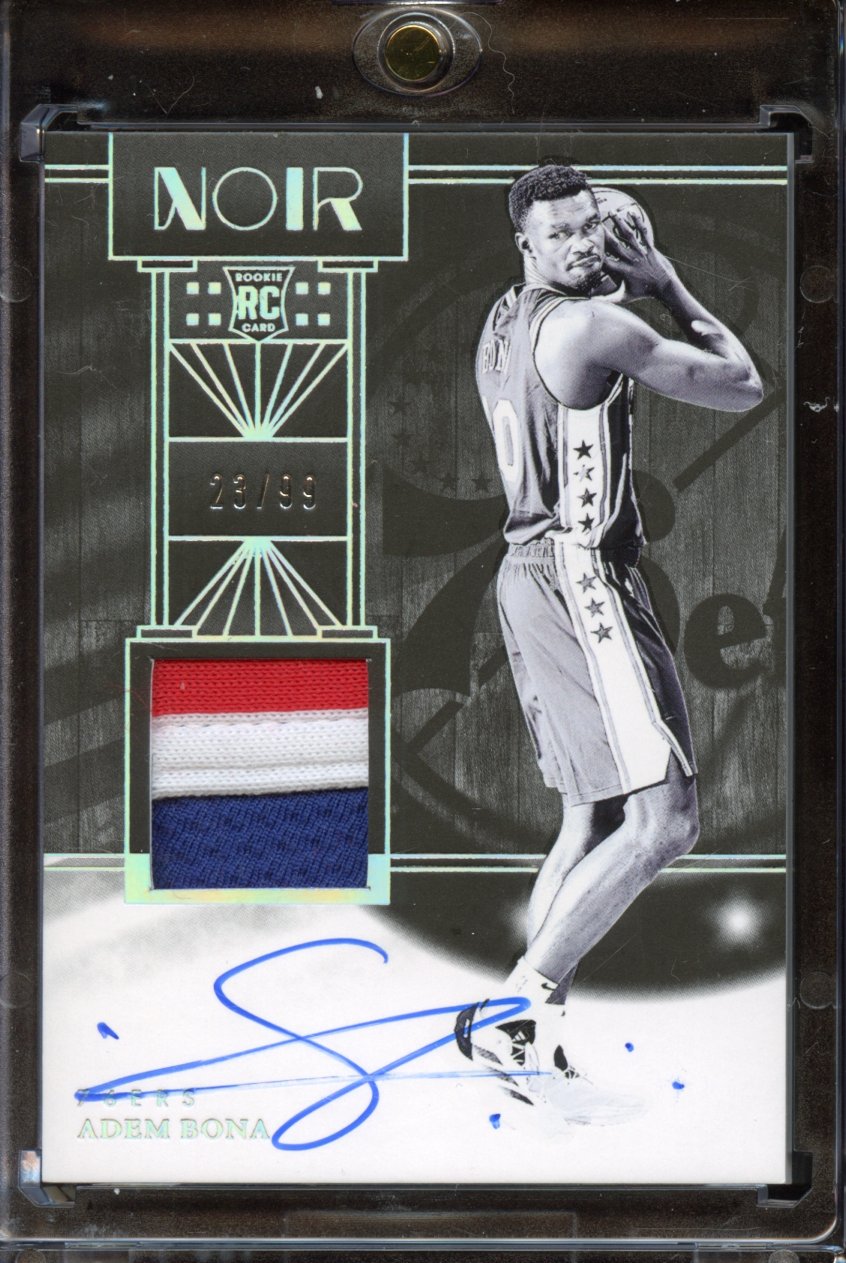 2024 Panini NOIR Adem Bona AUTO PATCH /99