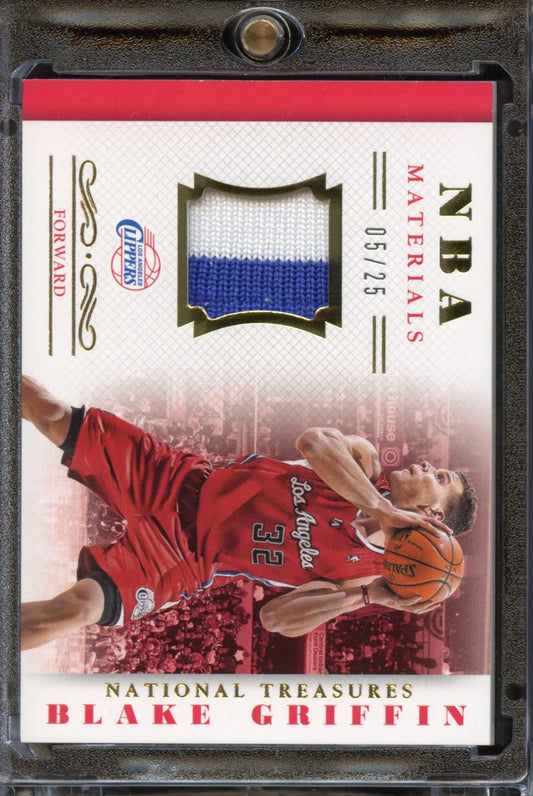 2013 Panini National Treasures NBA Materials Blake Griffin /25