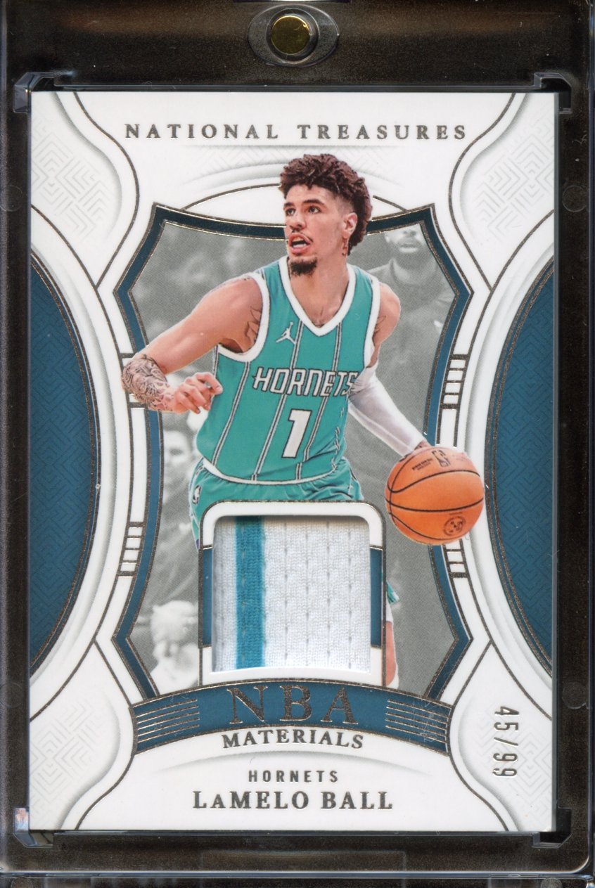 2024 Panini National Treasures Lamelo Ball patch DUAL COLOR