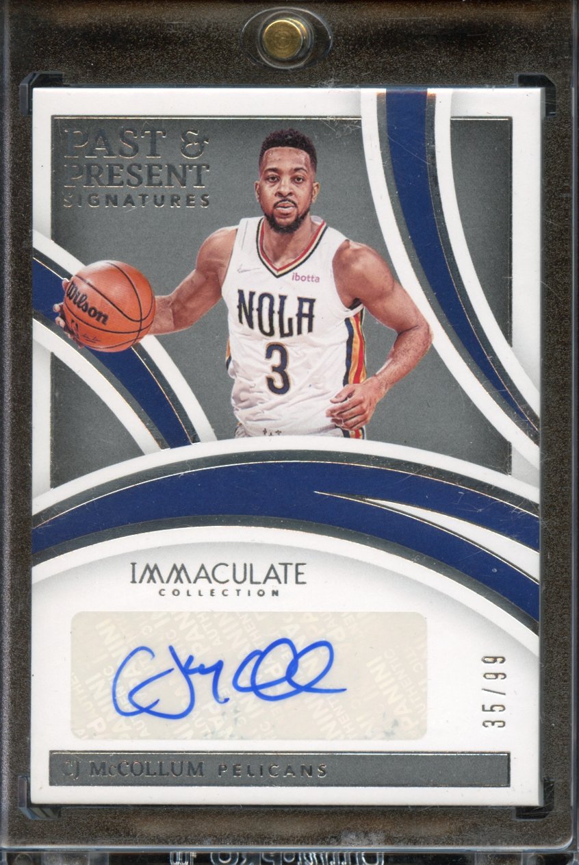 2021 Panini Immaculate Past & Present AUTO CJ Mccollum /99