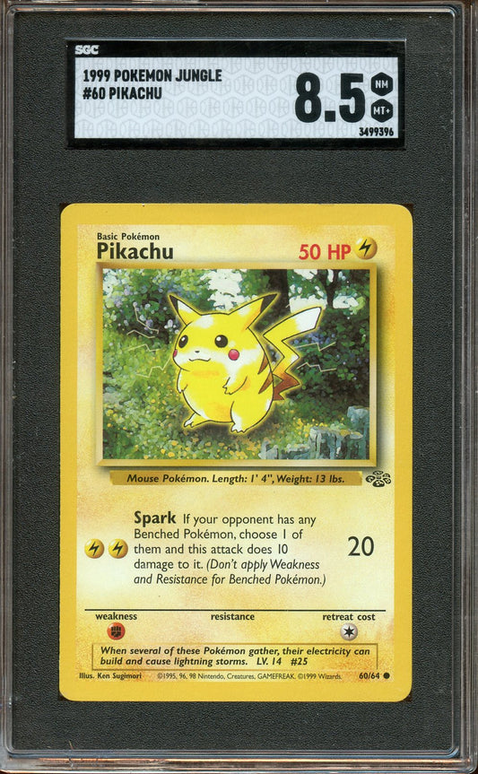 1999 Pikachu Jungle SGC 8.5