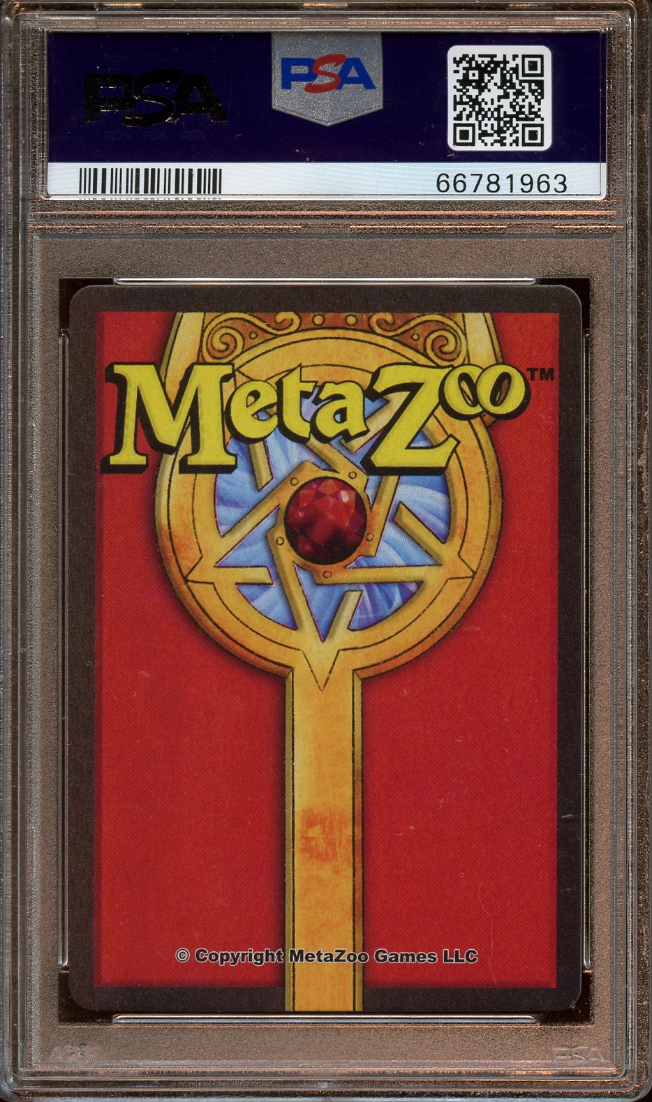 2021 MetaZoo Lighning Alley Holo Nightfall 1st Ed. PSA 10