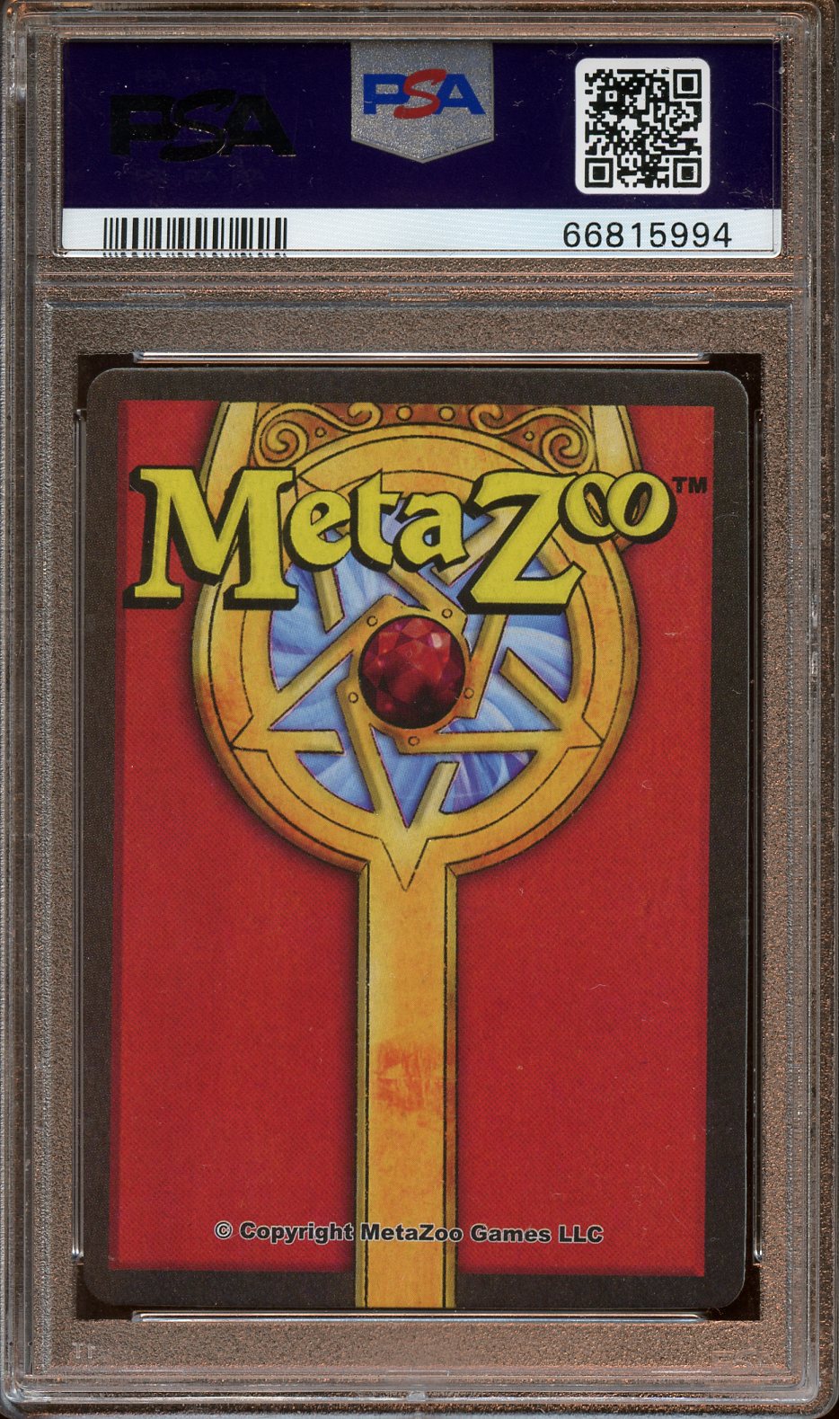 2021 MetaZoo Grim Reaper Rev. Holo Nightfall 1st Ed. PSA 9