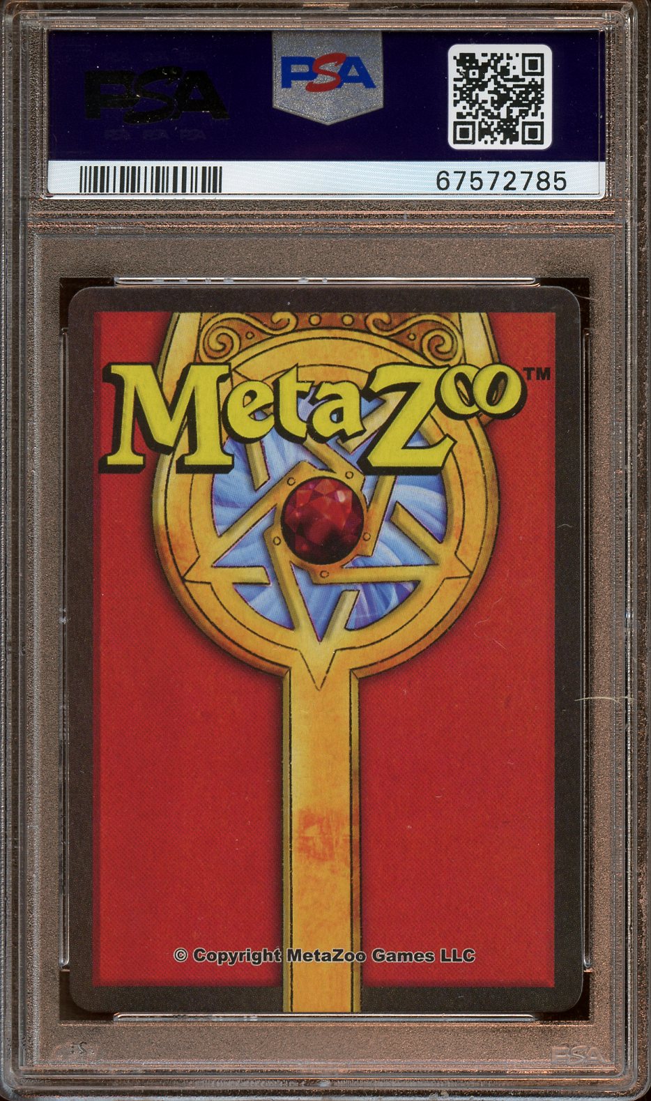 2021 MetaZoo Twin Meteor Rev. Holo Nightfall 1st Ed. PSA 9