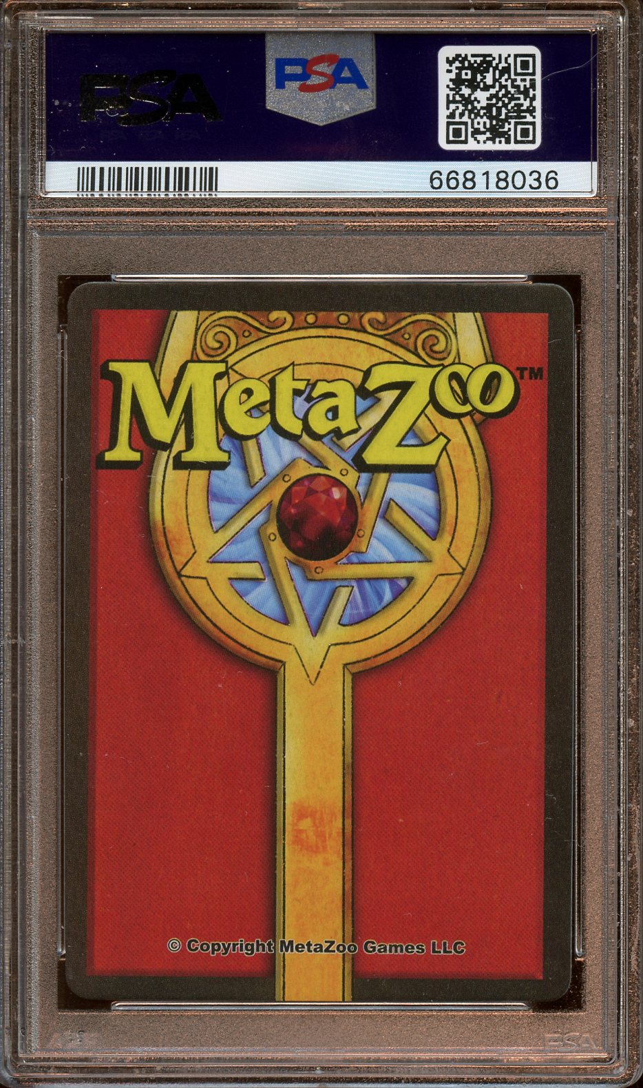 2021 MetaZoo Jack Frost Rev. Holo Nightfall 1st Ed. PSA 9