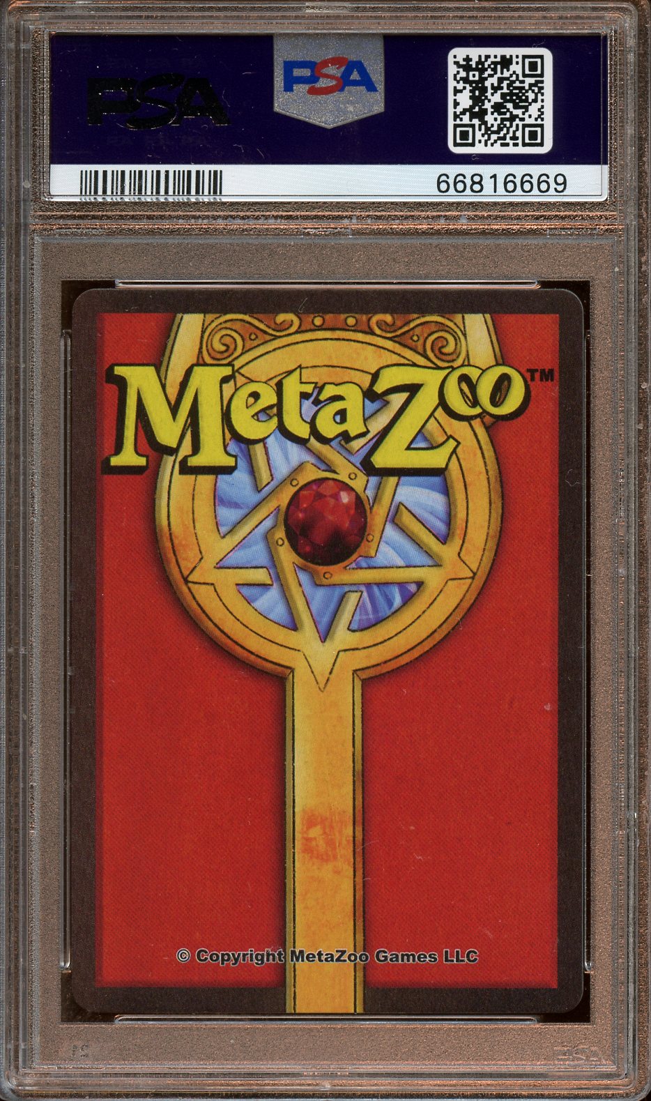 2021 MetaZoo Boil Over Holo Nightfall 1st Ed. PSA 9