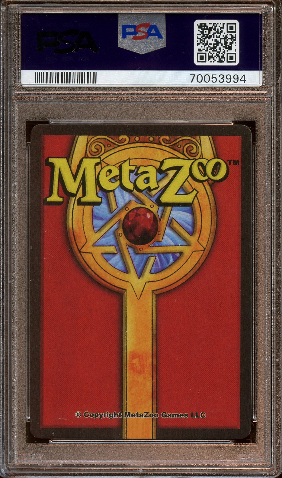 2021 MetaZoo Jersey Devil Rev. Holo Cryptid Nation 1st Ed. PSA 10