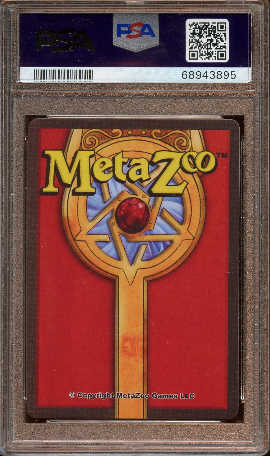 2022 MetaZoo Megalodon Tooth Holo Big Box Edition PSA 9