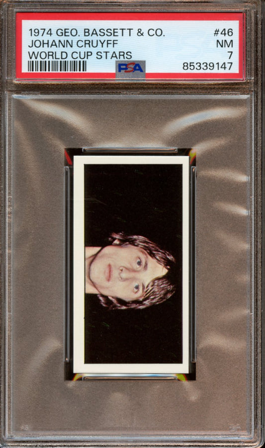 1974 Geo. Basssett & Co Johan Cruyff World Cup Stars PSA 7